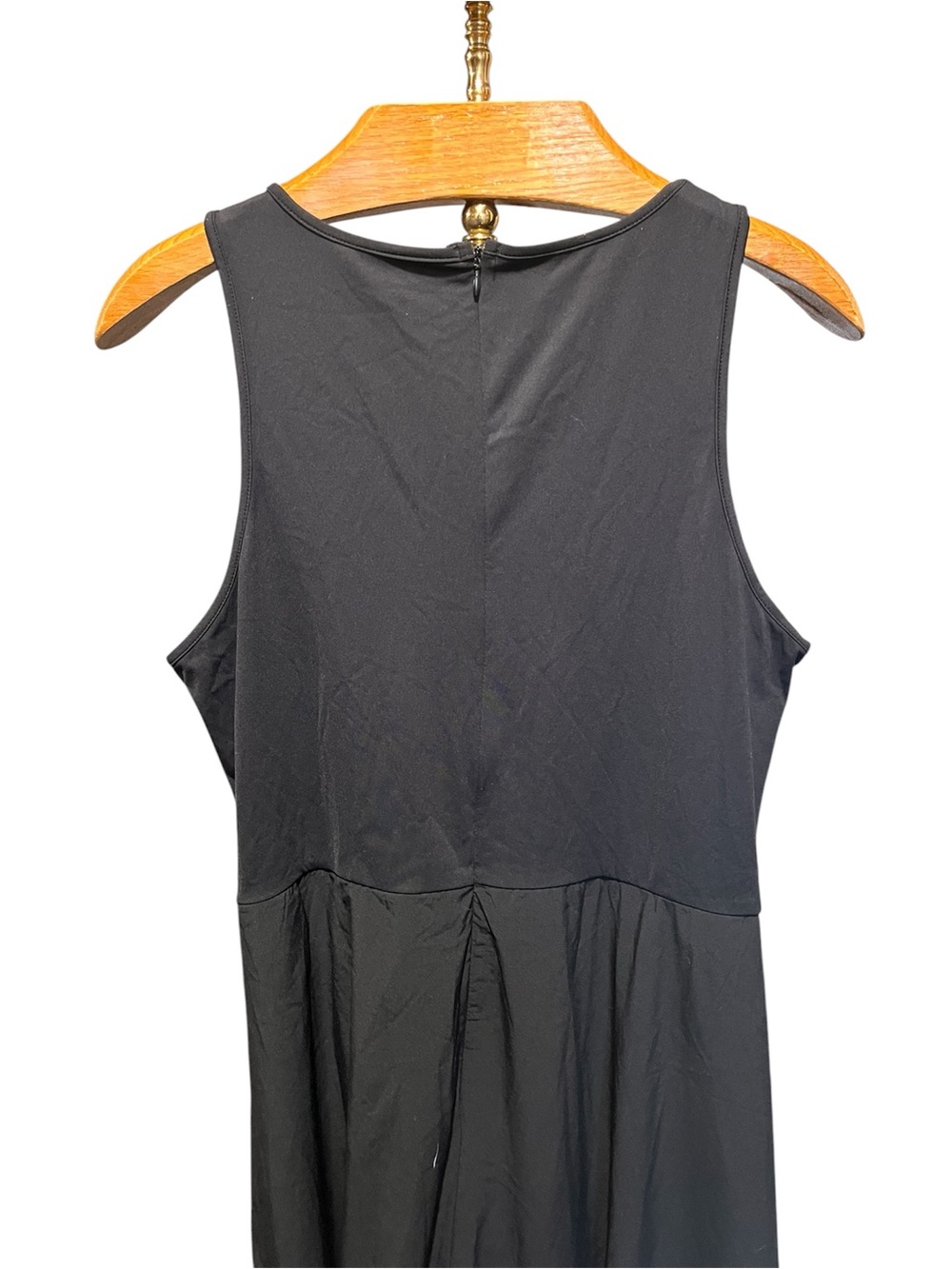 HALARA Black Breezeful Zipper Sleeveless Pocket Contrast Quick Dry Jumpsuit XL - Picture 10 of 14